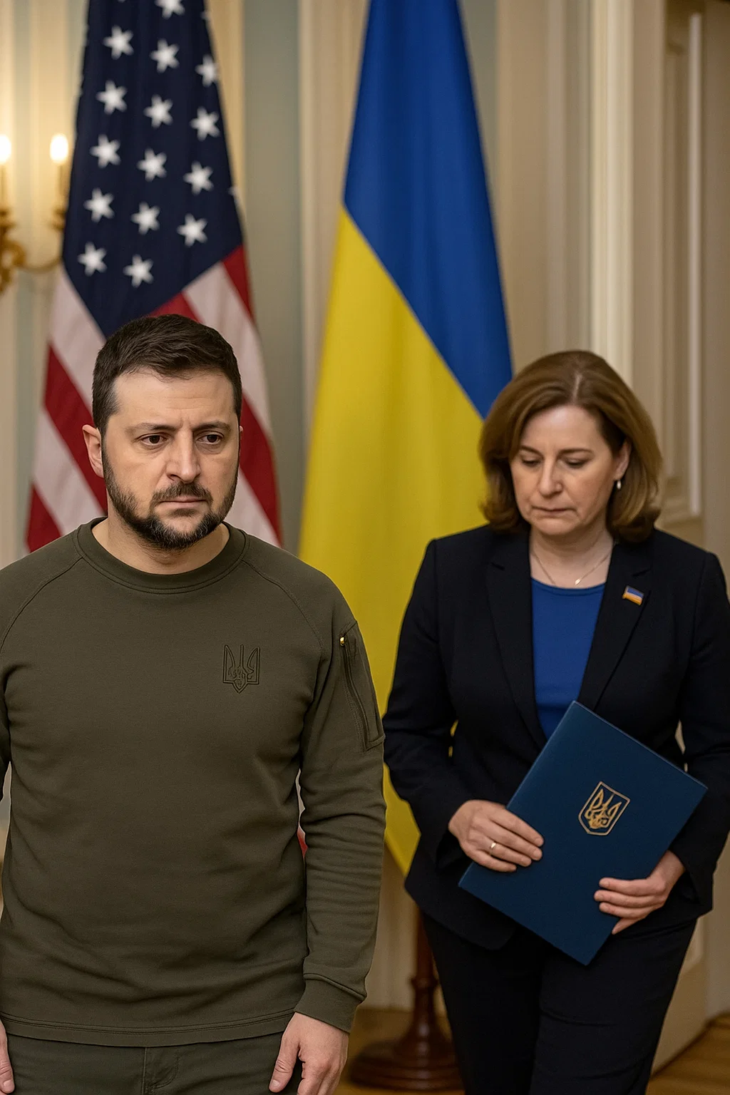 Selenskyj bei einer Pressekonferenz in Kiew – Ukraine unter Druck
