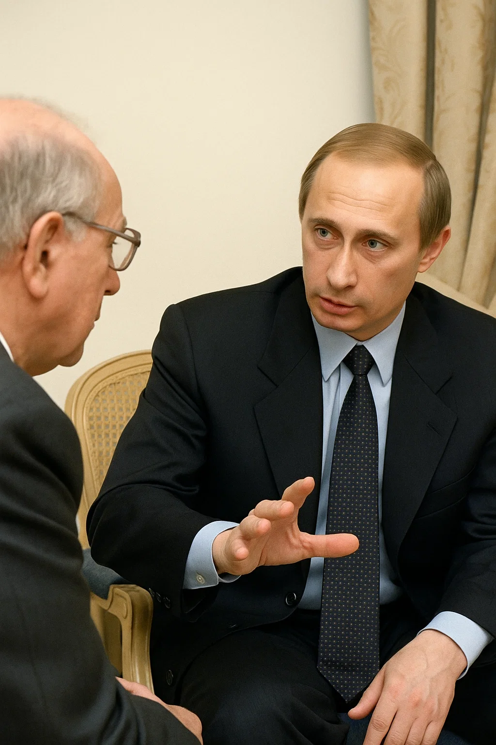 Wladimir Putin 1994 in Sankt Petersburg – Aussagen zur Krim und Ukraine als „niemals Ausland“