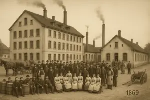 Historisches Foto der Casimir Kast KG aus dem Jahr 1869