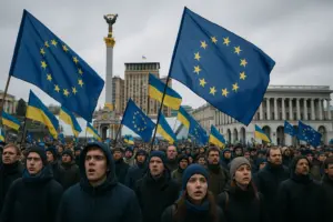 Europaflagge vor dem EU-Parlament in Brüssel