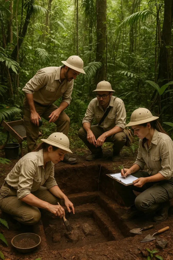 🏺 Archäologen entdecken verloren geglaubte Maya-Stadt im Dschungel