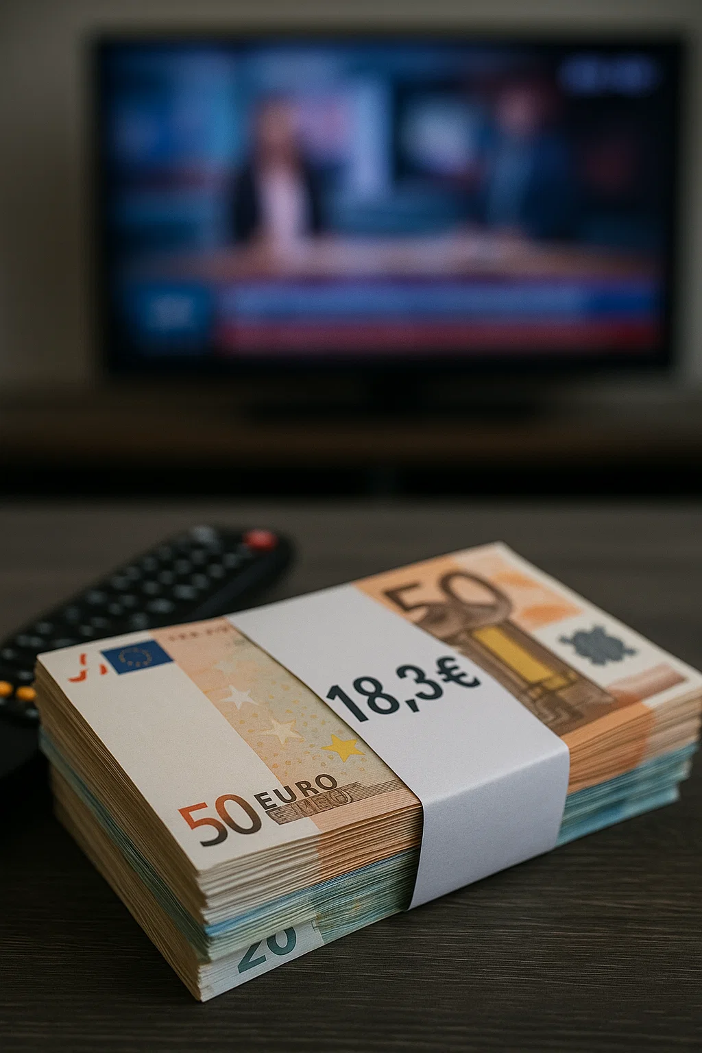 GEZ-Brief mit Euromünzen, Streit um Rundfunkbeitrag