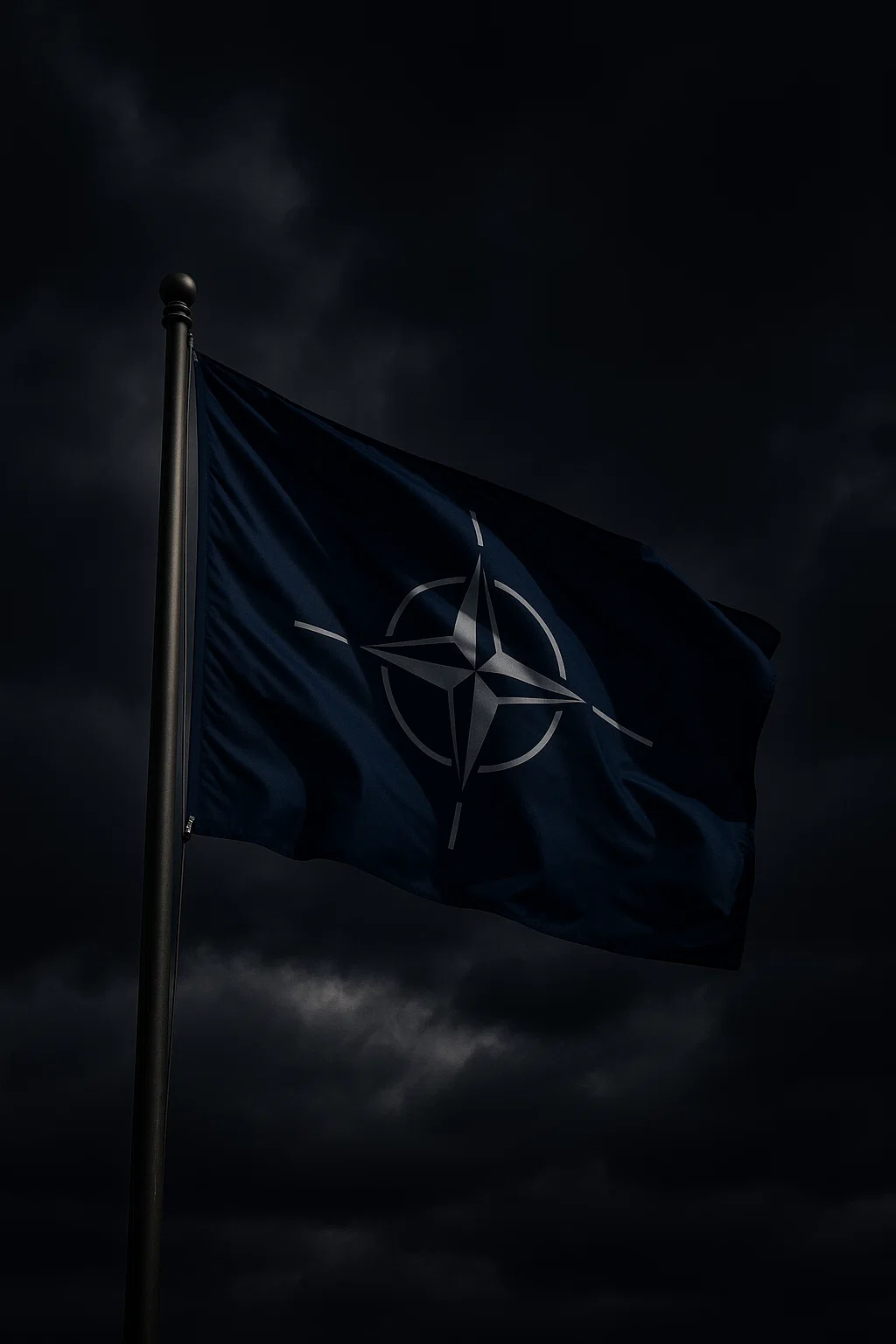 NATO-Flagge im Wind – Debatte über europäische Autonomie ohne USA