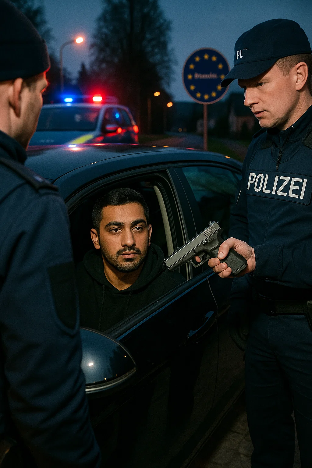 Bundespolizei entdeckt Pistole bei Grenzkontrolle in Neugersdorf