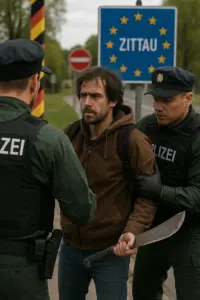 Grenzkontrolle in Zittau – Bundespolizei stellt Machete und Schlagstock sicherZittau Grenzkontrolle – Tscheche mit Machete gestoppt
