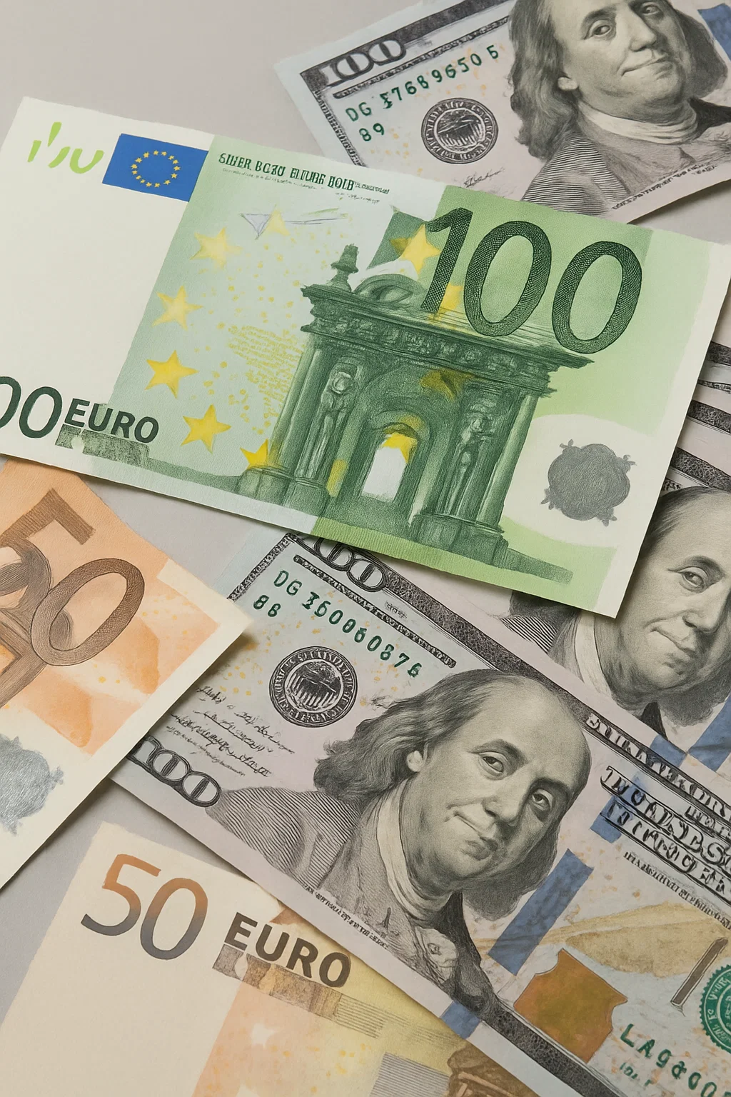 Beschlagnahmte Falschgeld-Scheine in Görlitz