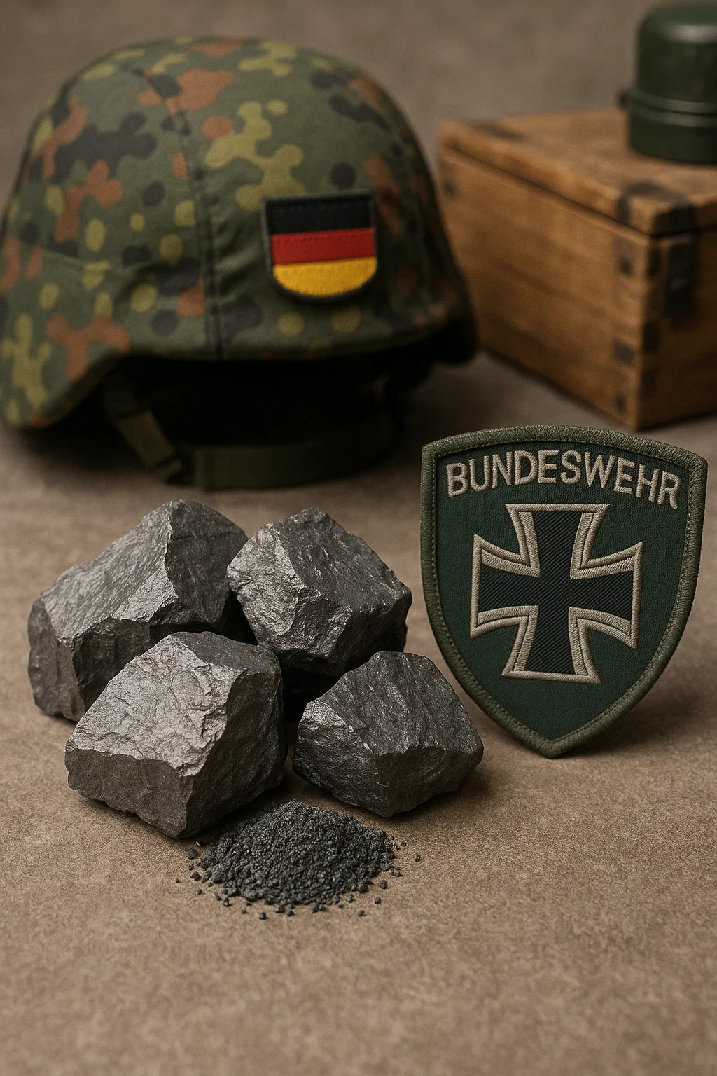 Germanium-Kristalle – strategisch wichtiger Rohstoff für Bundeswehr und Hightech