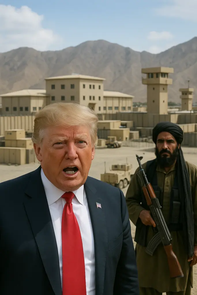 Donald Trump fordert Rückgabe der US-Militärbasis Bagram von den Taliban