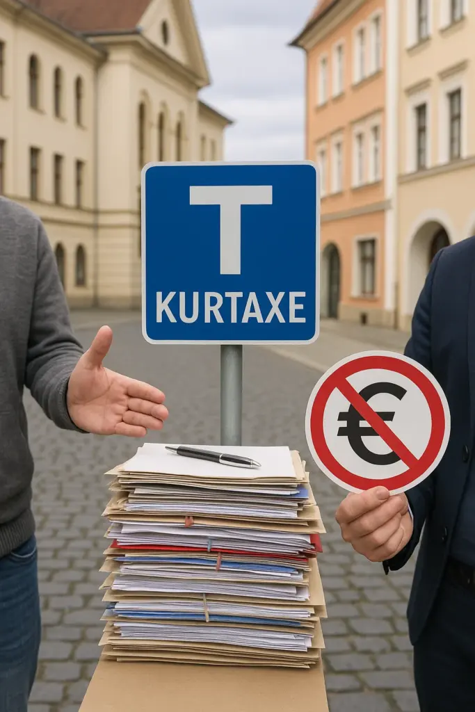Symbolbild Kurtaxe-Streit in Zittau – Gastgeber kritisieren Bürokratie und drohende Bußgelder