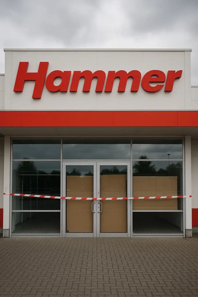 🛠️ Hammer-Insolvenz: Schließungen auch in Sachsen drohen