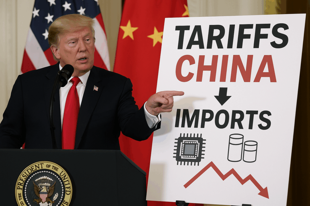 💥 Trump kündigt zusätzliche Zölle von 100 % auf chinesische Importe an