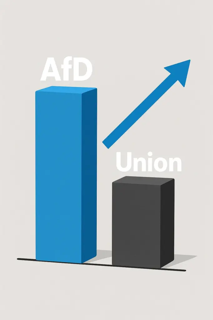 🗳️ Neuer Umfrage-Knall: AfD baut Vorsprung zur Union aus
