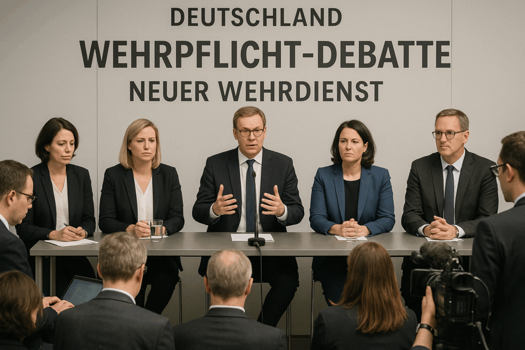 🛡️ Mehrheit für Wehrpflicht – Debatte über neuen Wehrdienst nimmt Fahrt auf
