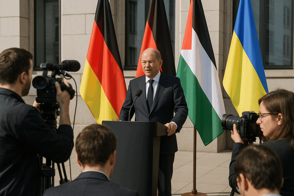 🌍 Berlin setzt außenpolitische Akzente: Hilfe für Gaza, Langfristschutz für Kiew