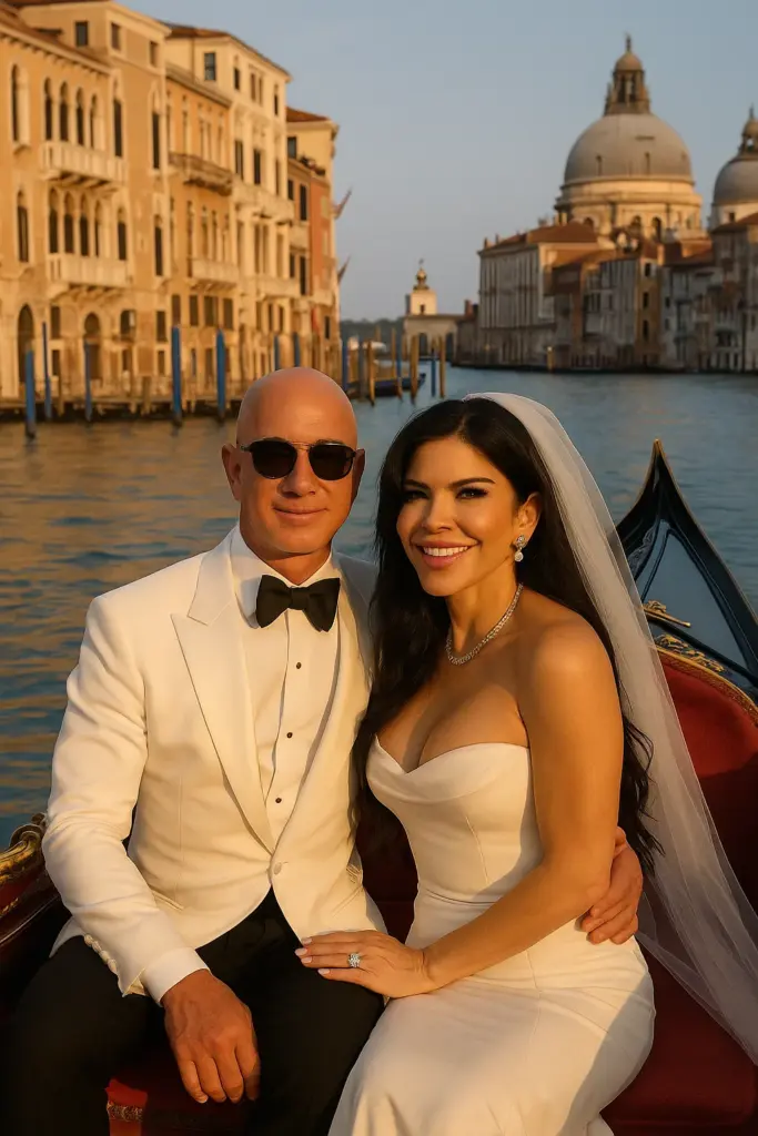 eff Bezos und Lauren Sánchez feiern Hochzeit in Venedig – Symbolfoto für Glamour und Luxus
