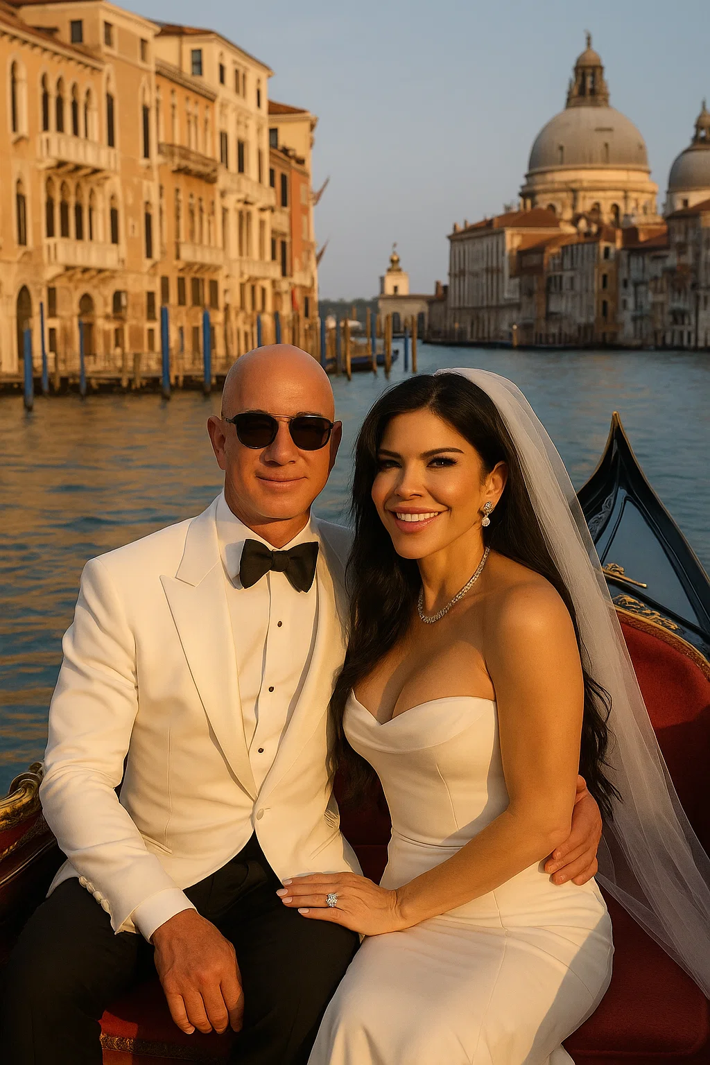 eff Bezos und Lauren Sánchez feiern Hochzeit in Venedig – Symbolfoto für Glamour und Luxus