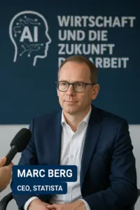 Statista-Chef Marc Berg spricht über die Zukunft der Arbeit mit KI
