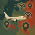 Karte der Ostsee mit markierten GPS-Störungen