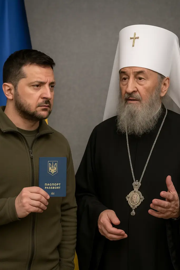Metropolit Onufrij, Oberhaupt der ukrainisch-orthodoxen Kirche, im Porträt