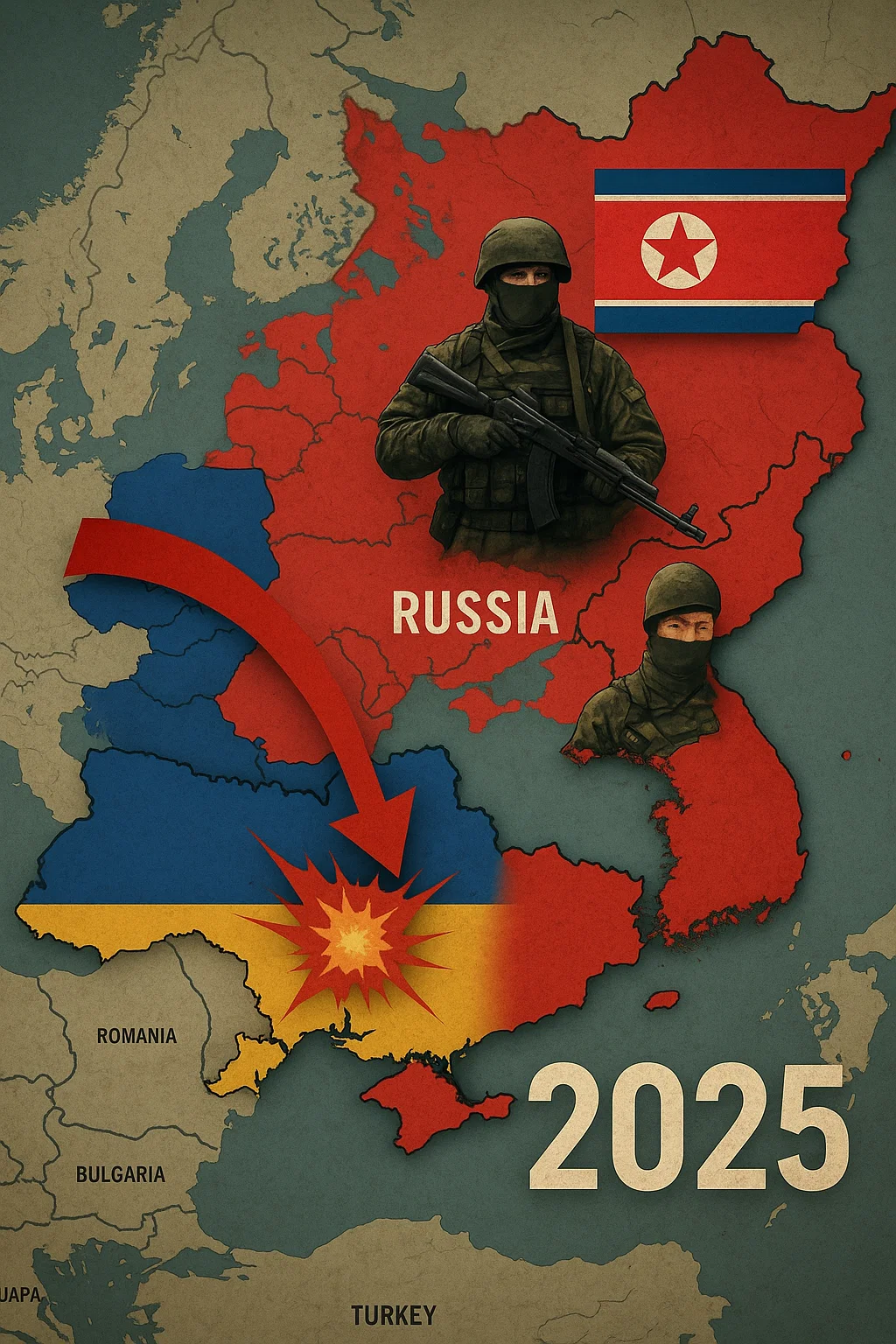 Nordkoreanische Soldaten auf dem Weg nach Russland – Ukraine-Krieg 2025