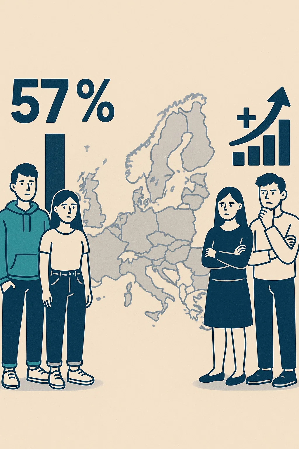 Jugend in Europa 2025: Nur 57 % bevorzugen Demokratie – Migrationkritik nimmt zu