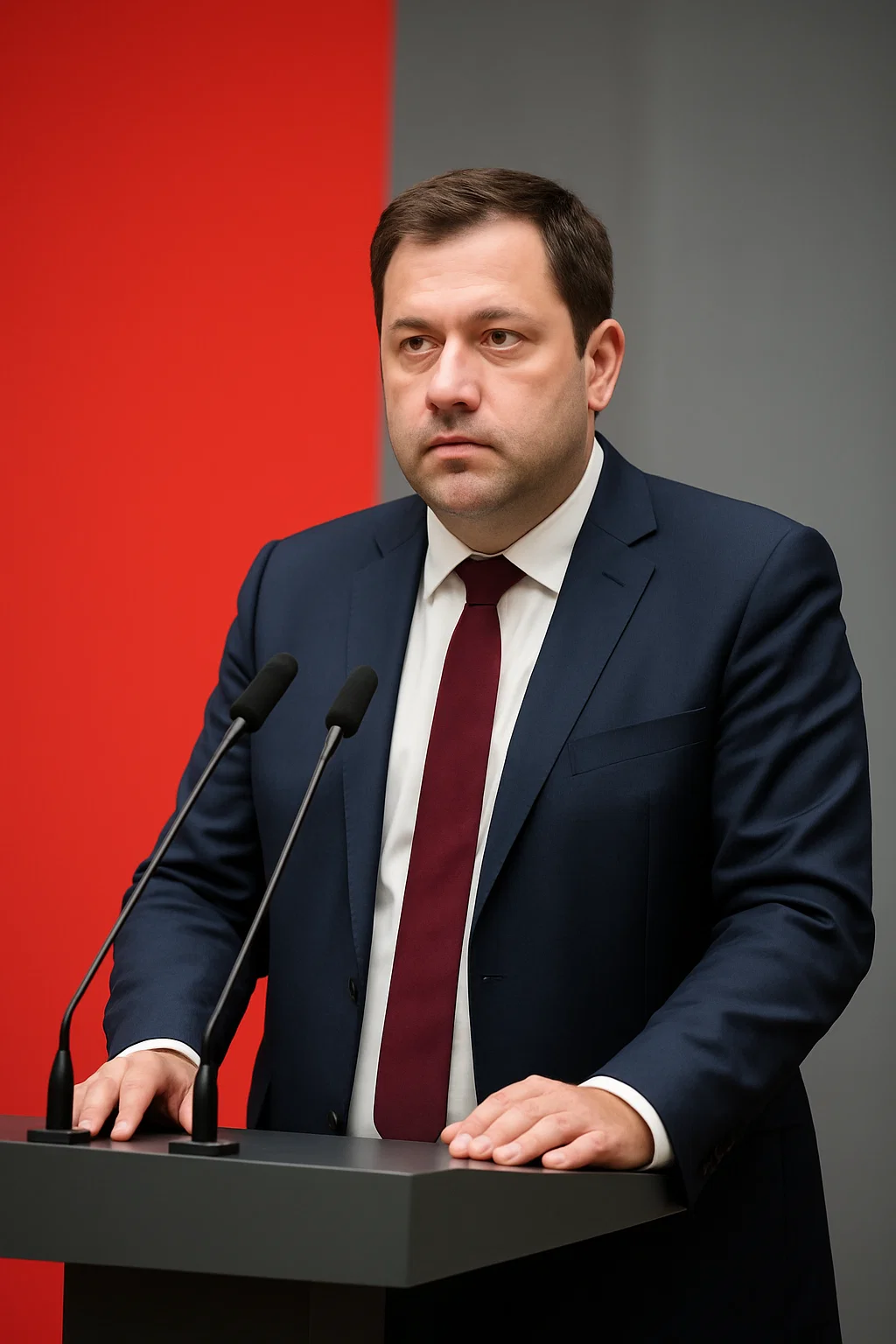 Lars Klingbeil bei Pressekonferenz zur Stromsteuer-Entlastung