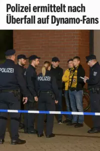 Zwei junge Dynamo-Fans in Thüringen von maskierten Tätern überfallen