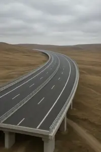 Autobahnbaustelle A44 bei Sontra – Symbolbild