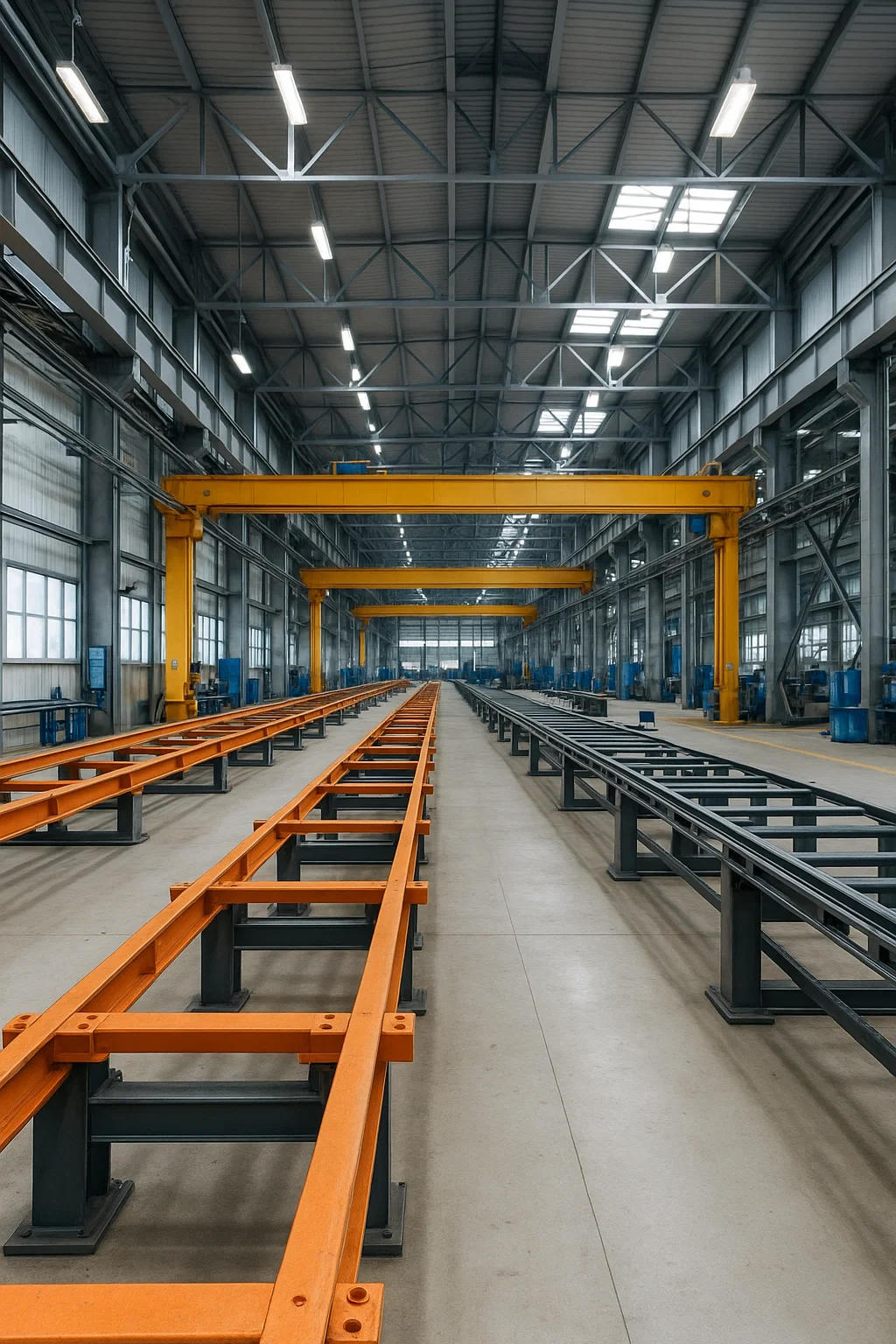 Leere Maschinenhalle bei Vulkan Technic nach Insolvenzmeldung