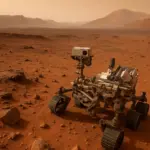 NASA-Rover Curiosity untersucht Gesteinsformation mit Karbonaten auf dem Mars