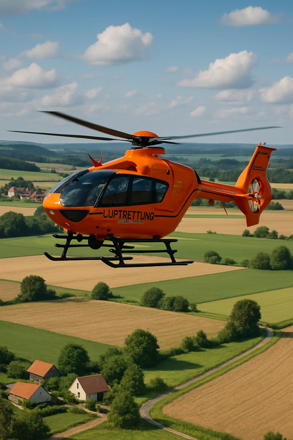 Wolfgang Grupp wurde per Rettungshubschrauber ins Krankenhaus eingeliefert