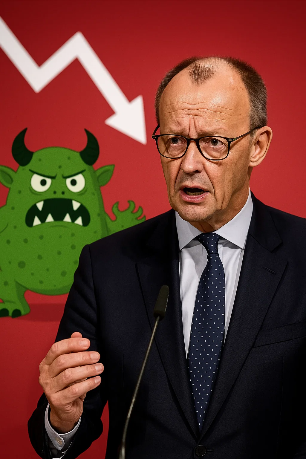 Friedrich Merz und Donald Trump bei Pressekonferenzen zum Thema Zölle