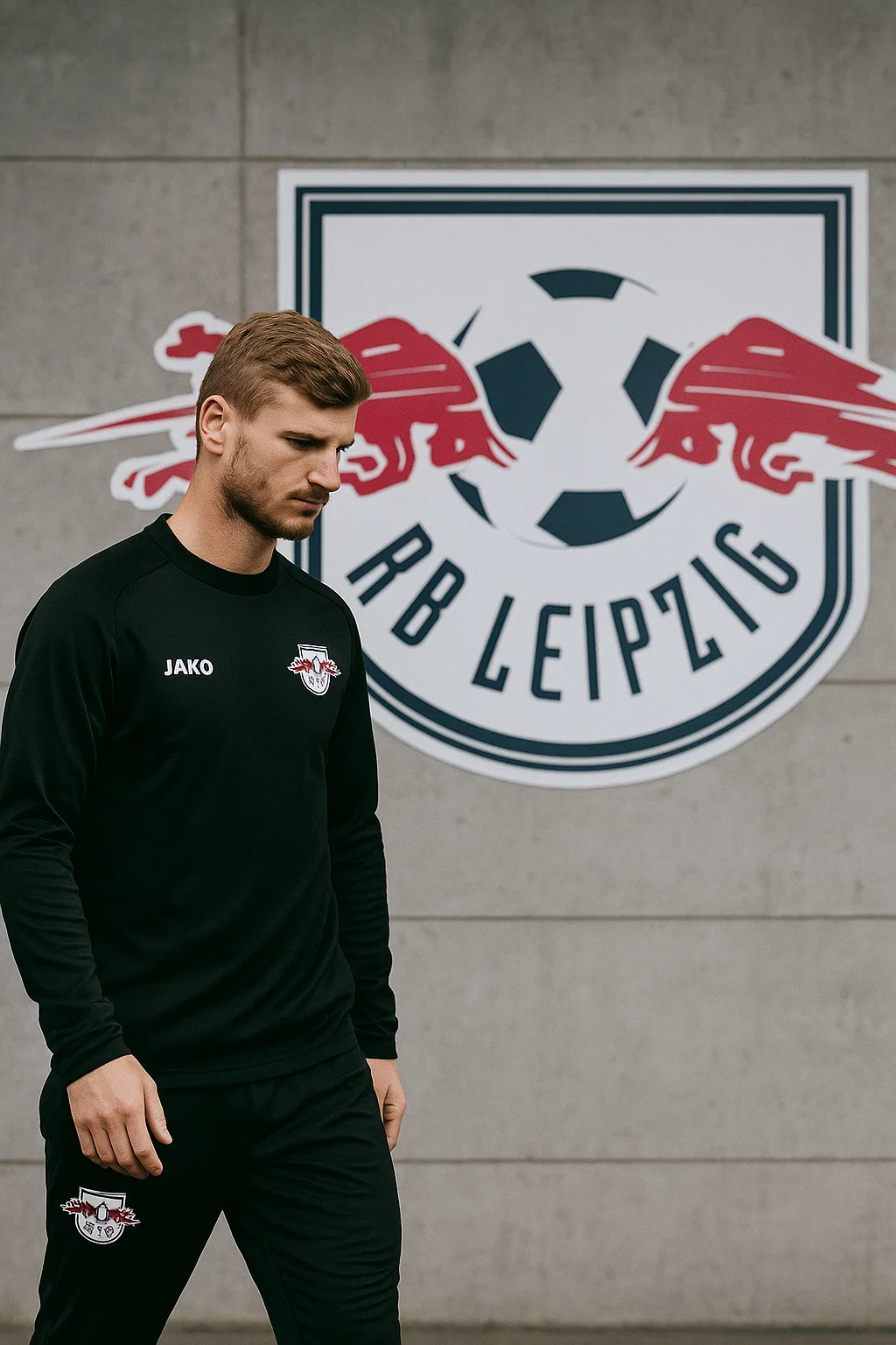 Timo Werner im Trikot von RB Leipzig – Training am Cottaweg