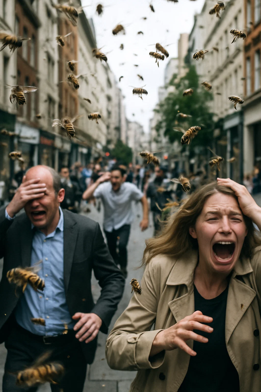 Bienenschwarm in französischer Stadt attackiert Menschen – mehrere Verletzte