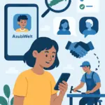 Jugendliche informieren sich über Ausbildungsstellen in der Oberlausitz bei der Arbeitsagentur