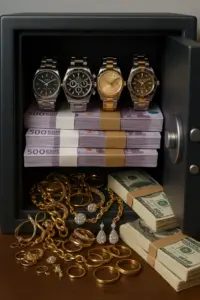 Luxusuhren und Schmuck aus Benkos Tresorfund – Ermittler sichern Beweismaterial