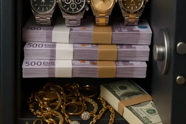 Luxusuhren und Schmuck aus Benkos Tresorfund – Ermittler sichern Beweismaterial