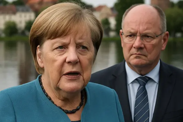 Angela Merkel auf Veranstaltung in Schwerin 2025 – kritisiert aktuelle CDU-Migrationspolitik