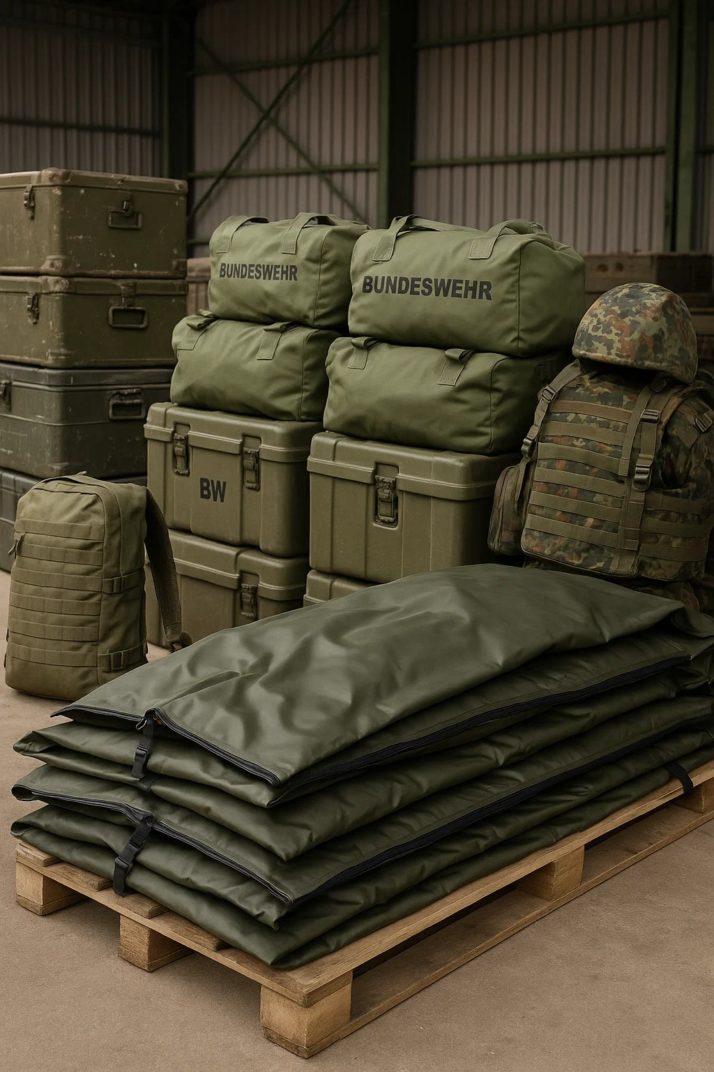 Leichensäcke der Bundeswehr als Teil der militärischen Krisenvorsorge 2025