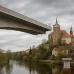 Geplante Spreebrücke in Bautzen – Blick auf den Fluss und geplante Querung