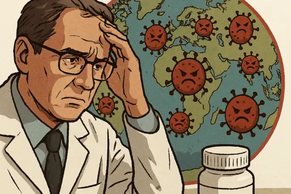 Darstellung von antibiotikaresistenten Bakterien unter Mikroskop