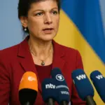 Symbolbild: Sahra Wagenknecht kritisiert Ukraine-Wiederaufbaukonferenz
