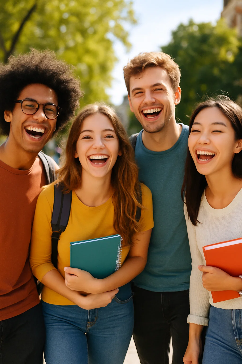 Studierende auf dem Campus der Hochschule Zittau/Görlitz im Sommer – Bewerbung fürs Wintersemester 2025