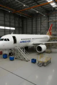 Elbe Flugzeugwerke Dresden – Umbau eines Airbus A321 zum Frachtflugzeug