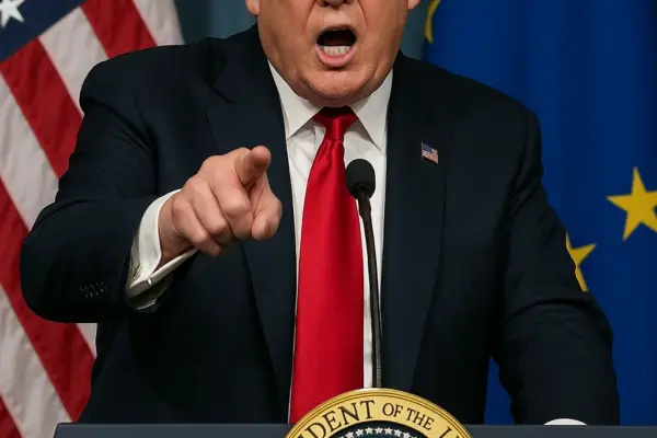 🚨 Trump droht EU und Mexiko mit 30 % Zöllen ab August Donald Trump droht EU mit Strafzöllen ab August 2025