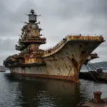 Russlands Flugzeugträger „Admiral Kusnezow“ rostet im Hafen