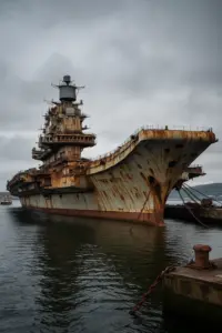 Russlands Flugzeugträger „Admiral Kusnezow“ rostet im Hafen