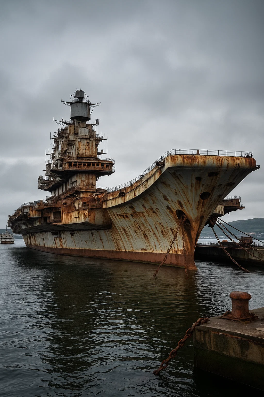 Russlands Flugzeugträger „Admiral Kusnezow“ rostet im Hafen
