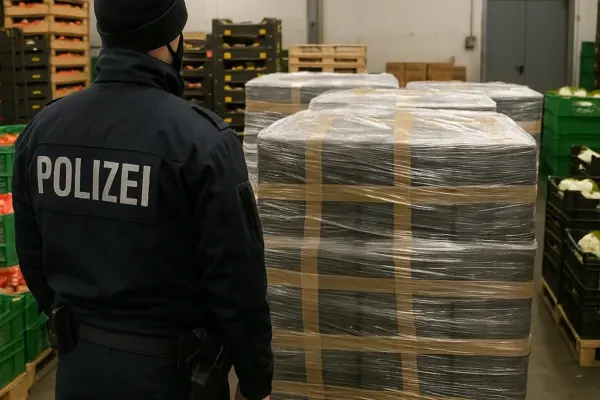 🚔 Drogenfund in Landsberg: Polizei entdeckt Captagon im Wert von 20 Millionen Euro Polizei sichert Paletten mit verstecktem Captagon in Gemüsehandel in Landsberg – größter Drogenfund in Sachsen-Anhalt.