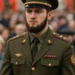 Adam Kadyrow mit Uniform bei öffentlichem Auftritt – möglicher Nachfolger seines kranken Vaters Ramsan Kadyrow.